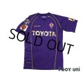 Fiorentina 2006-2007 Home Shirt #30 Luca Toni 80th anniversary model Lega Calcio Patch/Badge