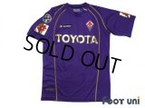 Fiorentina 2006-2007 Home Shirt #30 Luca Toni 80th anniversary model Lega Calcio Patch/Badge
