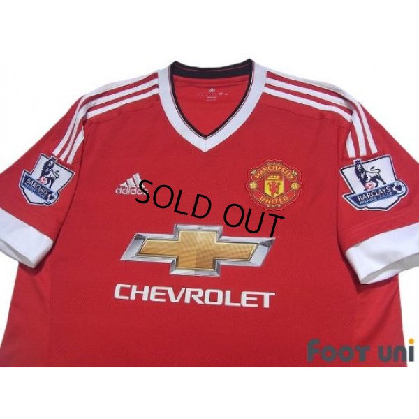 Photo3: Manchester United 2015-2016 Home Shirt BARCLAYS PREMIER LEAGUE Patch/Badge