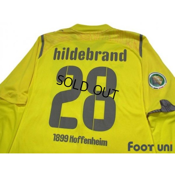 Photo4: TSG 1899 Hoffenheim 2009-2010 GK Long Sleeve Shirt #28 Hildebrand German League Cup DFB-Pokal Patch/Badge