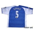 Photo2: Reading FC 2006-2008 Home Shirt #5 Ibrahima Sonko BARCLAYS PREMIERSHIP Patch/Badge w/tags (2)