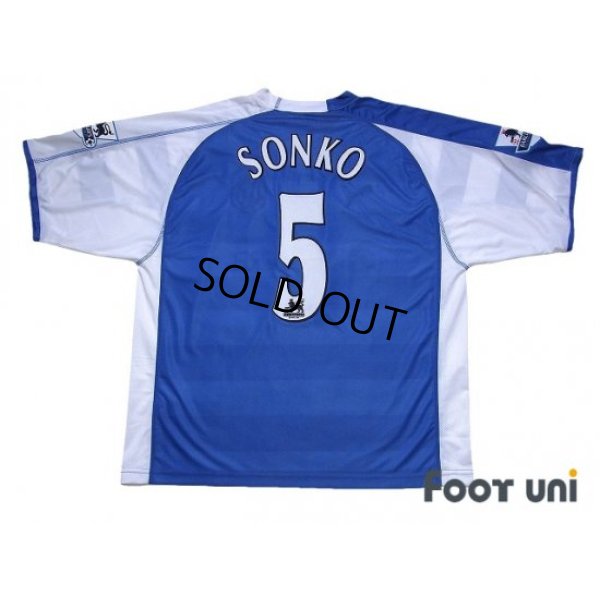 Photo2: Reading FC 2006-2008 Home Shirt #5 Ibrahima Sonko BARCLAYS PREMIERSHIP Patch/Badge w/tags