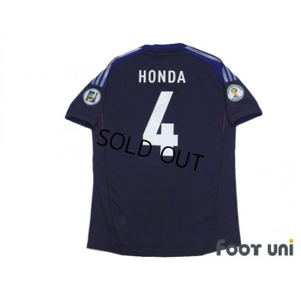 Photo2: Japan 2012-2013 Home Authentic Shirt #4 Keisuke Honda w/tags