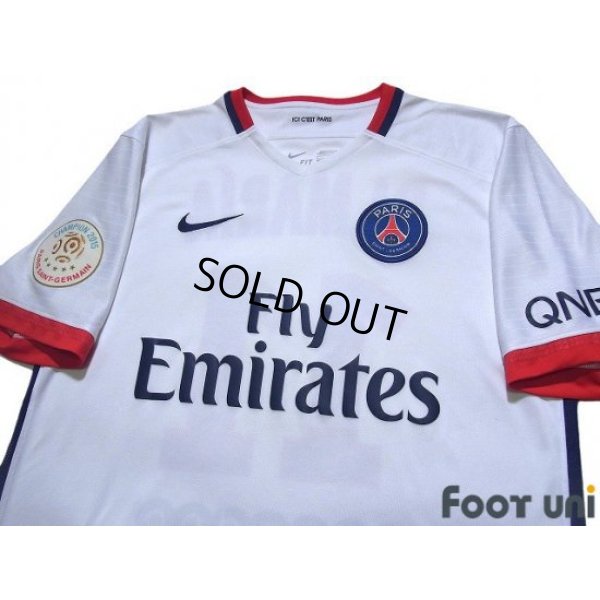 Photo3: Paris Saint Germain 2015-2016 Away Shirt #11 Di Maria Champion 2015 Paris Saint Germain Patch/Badge