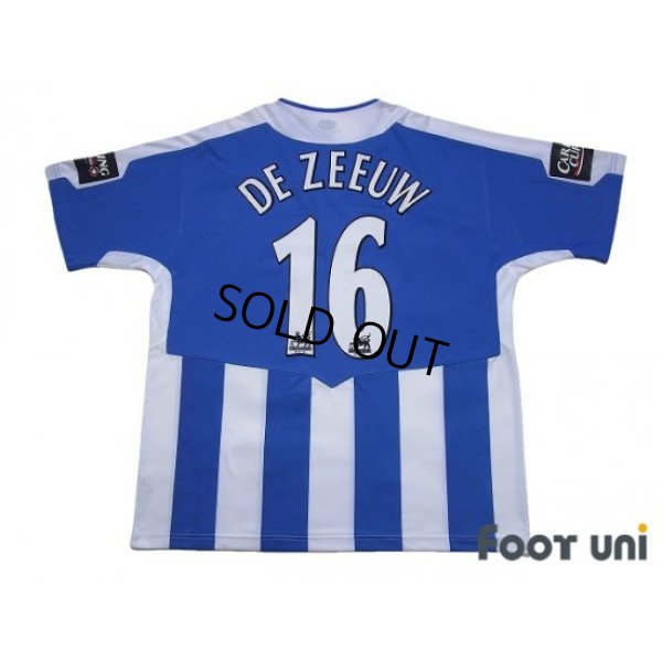 Photo2: Wigan Athletic 2005-2006 Home Shirt #16 De Zeeuw Carling Cup Patch/Badge w/tags