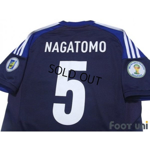 Photo4: Japan 2012-2013 Home Shirt #5 Yuto Nagatomo 2014 FIFA WORLD CUP BRAZIL QUALIFIERS Patch/Badge w/tags