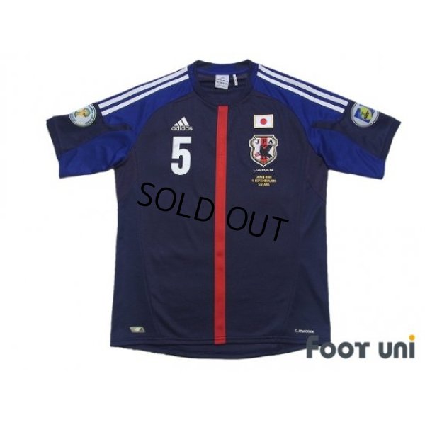 Photo1: Japan 2012-2013 Home Shirt #5 Yuto Nagatomo 2014 FIFA WORLD CUP BRAZIL QUALIFIERS Patch/Badge w/tags