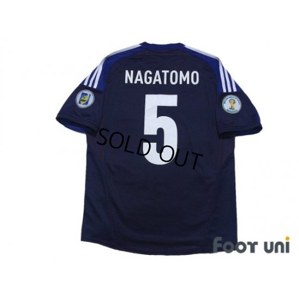 Photo2: Japan 2012-2013 Home Shirt #5 Yuto Nagatomo 2014 FIFA WORLD CUP BRAZIL QUALIFIERS Patch/Badge w/tags