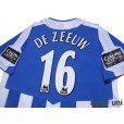 Photo4: Wigan Athletic 2005-2006 Home Shirt #16 De Zeeuw Carling Cup Patch/Badge w/tags