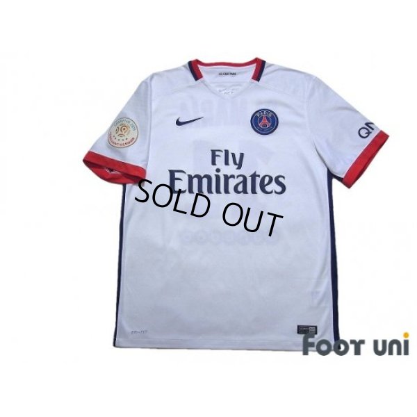 Photo1: Paris Saint Germain 2015-2016 Away Shirt #11 Di Maria Champion 2015 Paris Saint Germain Patch/Badge