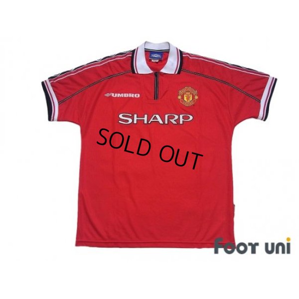 Photo1: Manchester United 1998-2000 Home Shirt