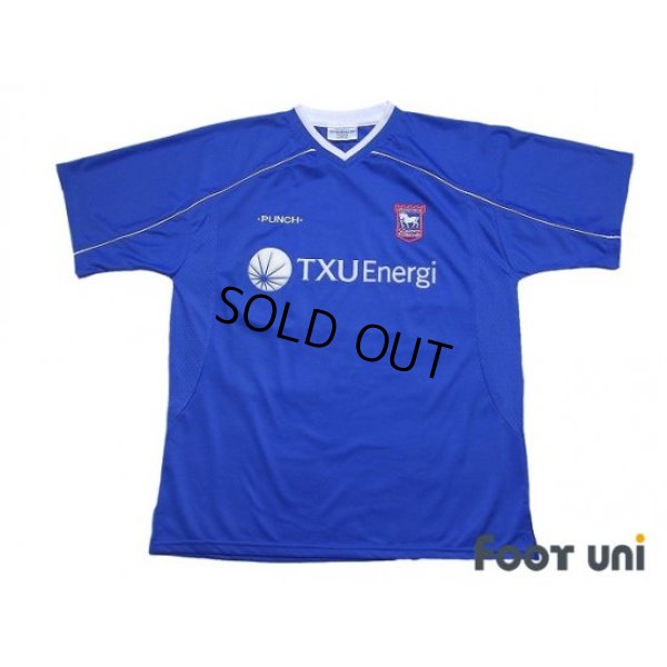 Photo1: Ipswich Town FC 2001-2003 Home Shirt