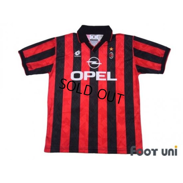 Photo1: AC Milan 1995-1996 Home Shirt #18 Roberto Baggio