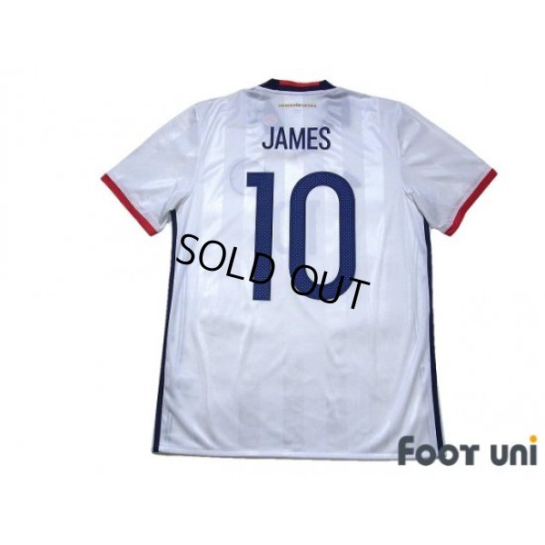 Photo2: Colombia 2016 Home Shirt #10 James Rodriguez w/tags
