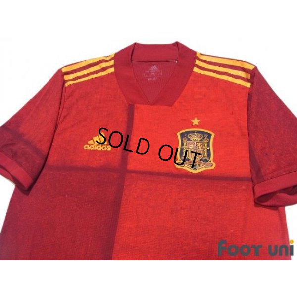 Photo3: Spain Euro 2020 Home Authentic Shirt