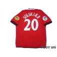 Photo2: Norway Euro 2000 Home Shirt #20 Solskjaer UEFA Euro 2000 Patch/Badge UEFA Fair Play Patch/Badge (2)