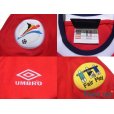 Photo6: Norway Euro 2000 Home Shirt #20 Solskjaer UEFA Euro 2000 Patch/Badge UEFA Fair Play Patch/Badge