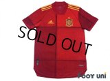 Spain Euro 2020 Home Authentic Shirt