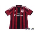 Photo1: AC Milan 2014-2015 Home Shirt #10 Keisuke Honda (1)
