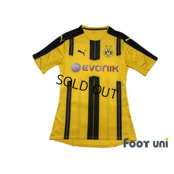 Photo1: Borussia Dortmund 2016-2017 Home Authentic Shirt
