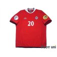Photo1: Norway Euro 2000 Home Shirt #20 Solskjaer UEFA Euro 2000 Patch/Badge UEFA Fair Play Patch/Badge (1)