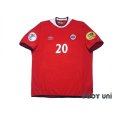 Photo1: Norway Euro 2000 Home Shirt #20 Solskjaer UEFA Euro 2000 Patch/Badge UEFA Fair Play Patch/Badge (1)