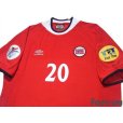 Photo3: Norway Euro 2000 Home Shirt #20 Solskjaer UEFA Euro 2000 Patch/Badge UEFA Fair Play Patch/Badge