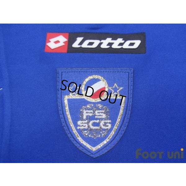 Photo6: Serbia Montenegro 2006 Home Long Sleeve Shirt #10 Stanković w/tags