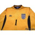 Photo3: England Euro 2000 GK Long Sleeve Shirt #1 David Seaman