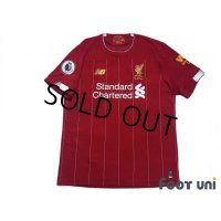Liverpool 2019-2020 Home Shirt #18 Takumi Minamino Premier League Patch/Badge