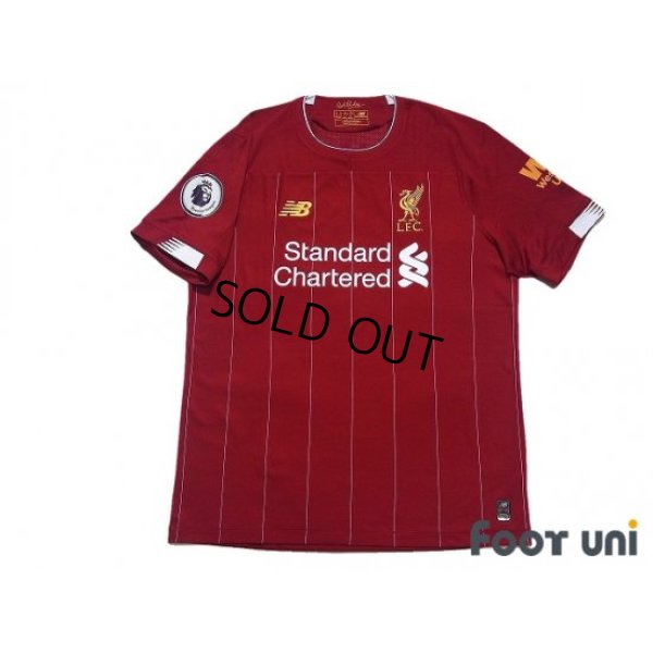 Photo1: Liverpool 2019-2020 Home Shirt #18 Takumi Minamino Premier League Patch/Badge