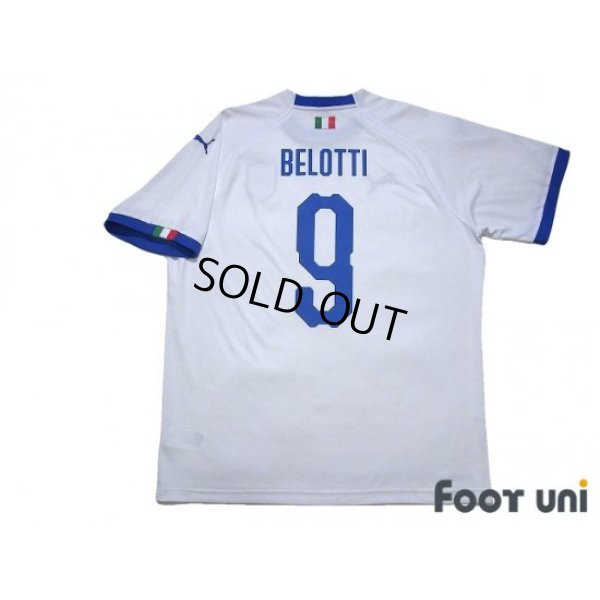 Photo2: Italy 2018 Away Shirt #9 Andrea Belotti