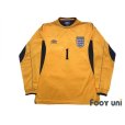 Photo1: England Euro 2000 GK Long Sleeve Shirt #1 David Seaman (1)