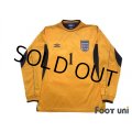 England Euro 2000 GK Long Sleeve Shirt #1 David Seaman