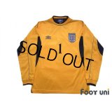 England Euro 2000 GK Long Sleeve Shirt #1 David Seaman