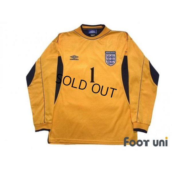 Photo1: England Euro 2000 GK Long Sleeve Shirt #1 David Seaman