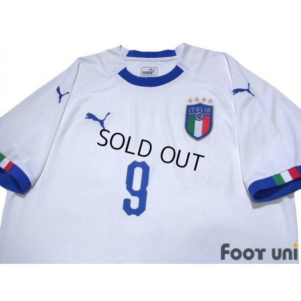 Photo3: Italy 2018 Away Shirt #9 Andrea Belotti
