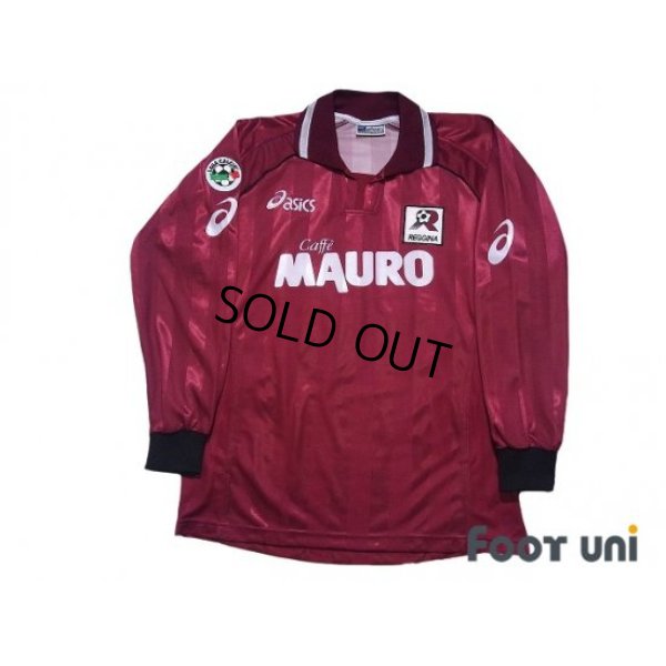 Photo1: Reggina 2002-2003 Home Long Sleeve Shirt #10 Shunsuke Nakamura Lega Calcio Patch/Badge