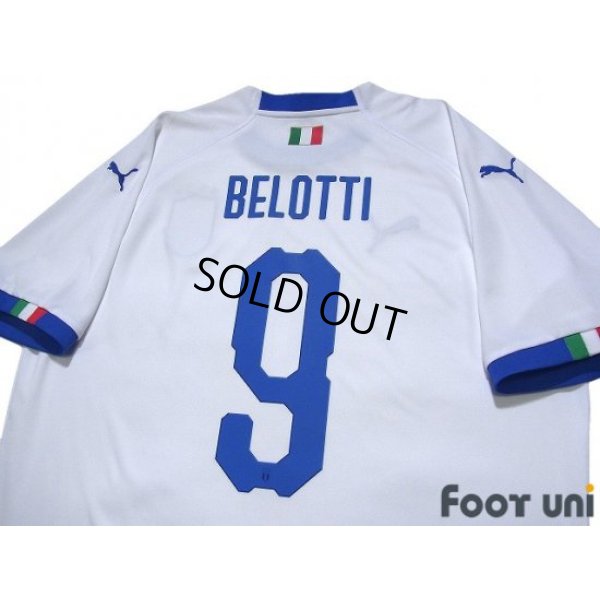 Photo4: Italy 2018 Away Shirt #9 Andrea Belotti