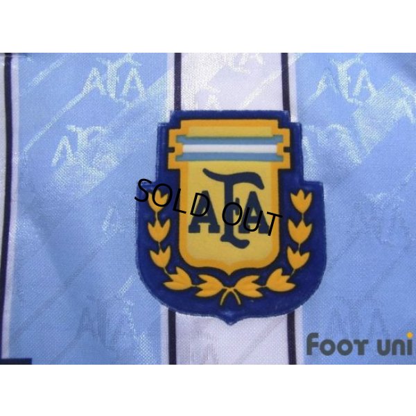 Photo6: Argentina 1994 Home Shirt #6 Fernando Redondo