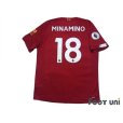 Photo2: Liverpool 2019-2020 Home Shirt #18 Takumi Minamino Premier League Patch/Badge (2)