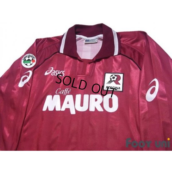 Photo3: Reggina 2002-2003 Home Long Sleeve Shirt #10 Shunsuke Nakamura Lega Calcio Patch/Badge