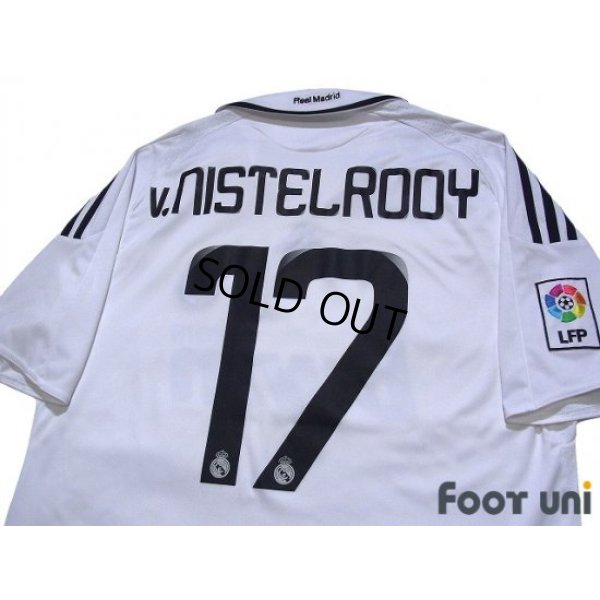 Photo4: Real Madrid 2008-2009 Home Shirt #17 Van Nistelrooy LFP Patch/Badge