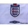 Photo6: England Euro 2004 Home Shirt #7 Beckham UEFA Euro 2004 Patch/Badge UEFA Fair Play Patch/Badge