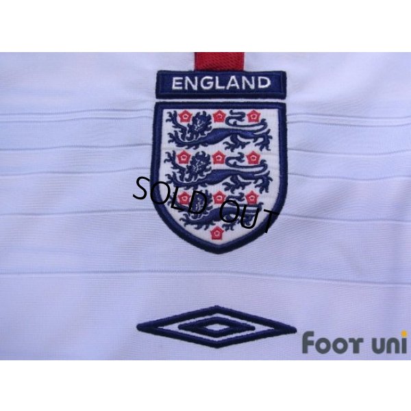 Photo6: England Euro 2004 Home Shirt #7 Beckham UEFA Euro 2004 Patch/Badge UEFA Fair Play Patch/Badge