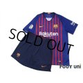 FC Barcelona 2018-2019 Home Shirt and Shorts Set #10 Messi La Liga Patch/Badge