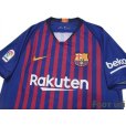 Photo3: FC Barcelona 2018-2019 Home Shirt and Shorts Set #10 Messi La Liga Patch/Badge