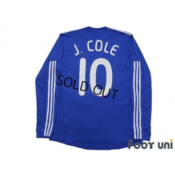 Photo2: Chelsea 2009-2010 Home Long Sleeve Shirt #10 Joe Cole