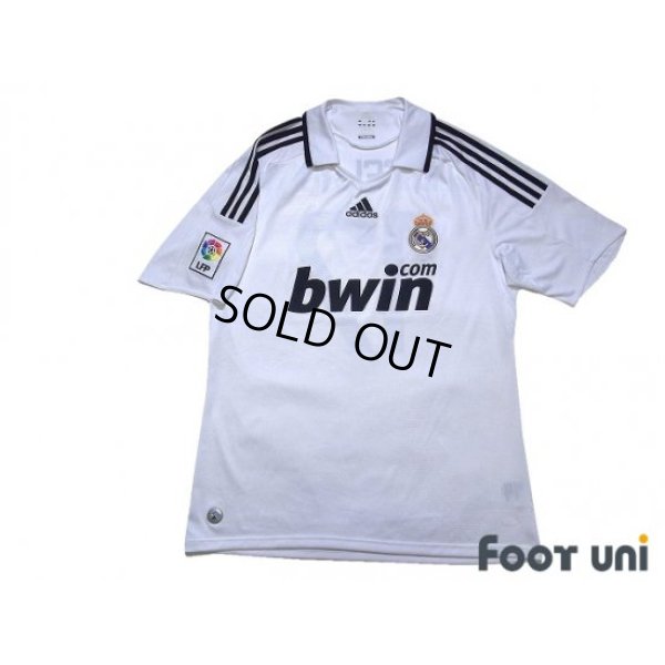 Photo1: Real Madrid 2008-2009 Home Shirt #17 Van Nistelrooy LFP Patch/Badge