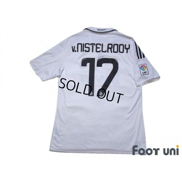 Photo2: Real Madrid 2008-2009 Home Shirt #17 Van Nistelrooy LFP Patch/Badge